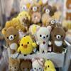 Anime Relax Bear Fill Cotton Mochi Soft Plush Doll Pendant Kiiroitori Chick Creative Lazybear Small Toy Stuffed Plush Charm Gift