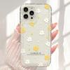 Bee Polka Dot Flower Is Suitable for Apple 16 Pro Mobile Phone Case iPhone15 Set 14 Pro Transparent 13 Airbag 12 Europe and America