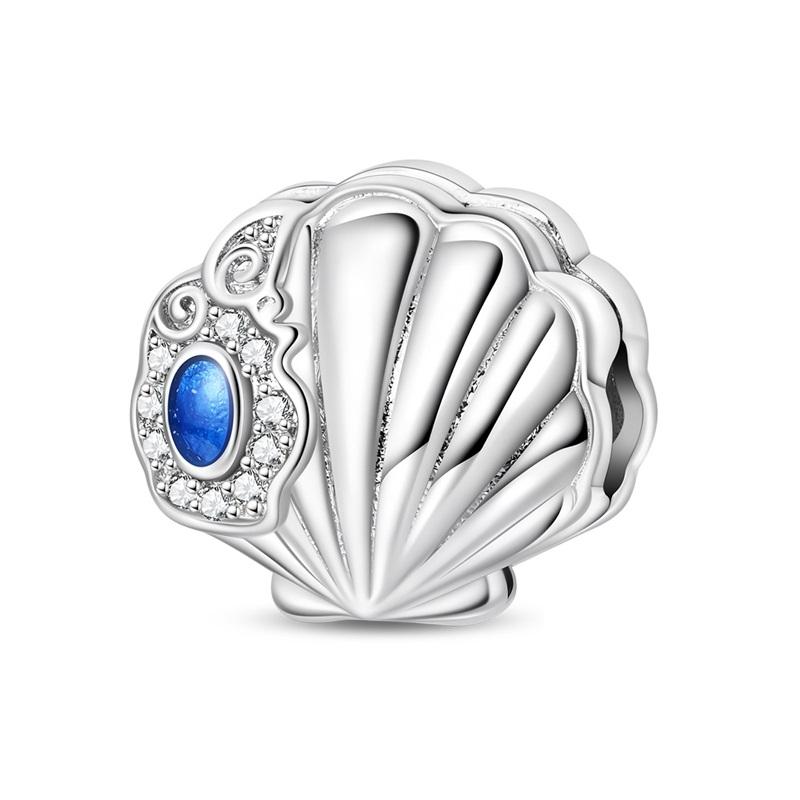 925 Silver Luminous Blue Ocean Series Octopus Starfish Charms Beads For Women Fit Bracelet DIY Jewelry Gifts