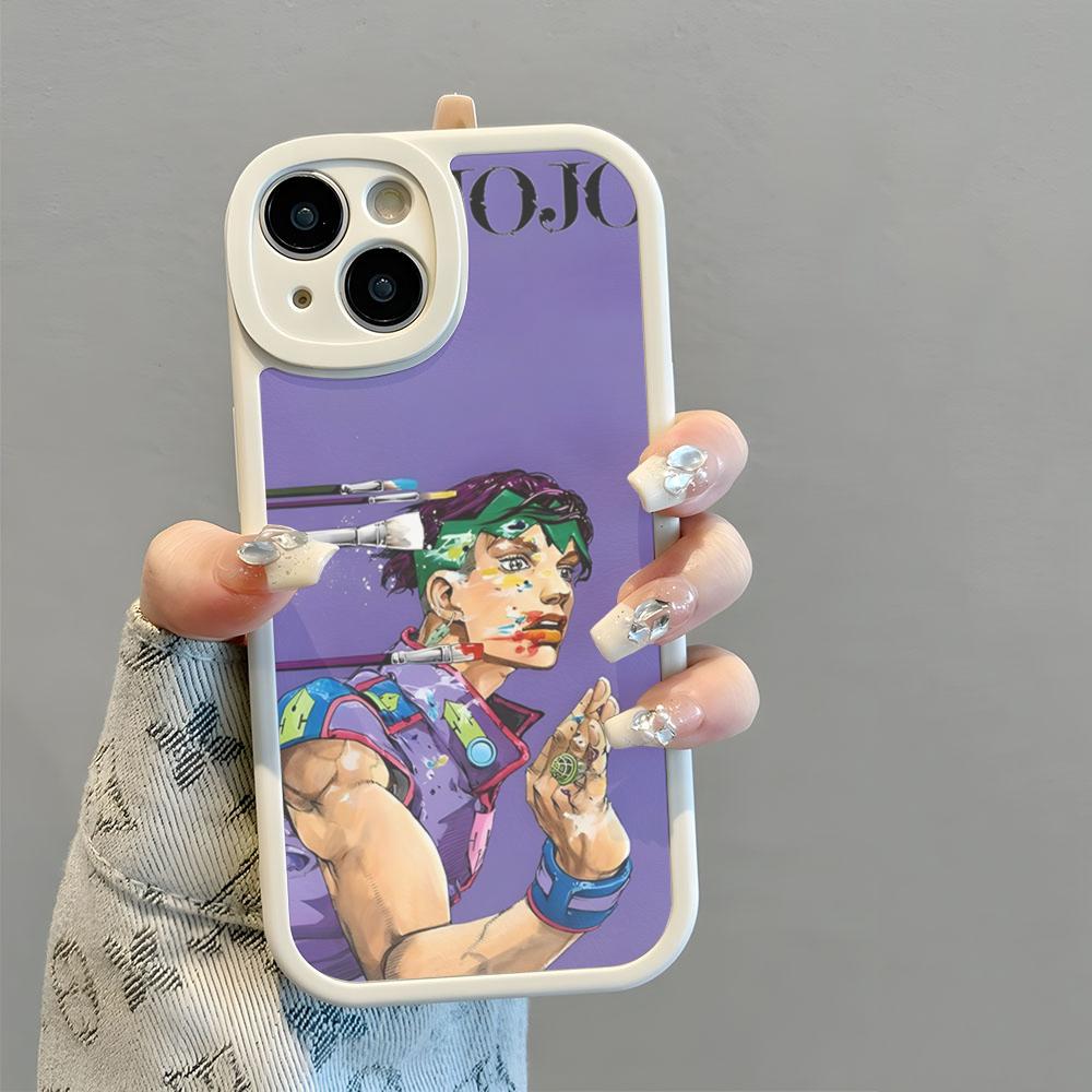 JoJo's Bizarre Adventure JoJo Anime Phone Case New 2025 Lambskin Silicone For Luminescent IPhone 16 15 14 11 12 13 Pro Max Mini