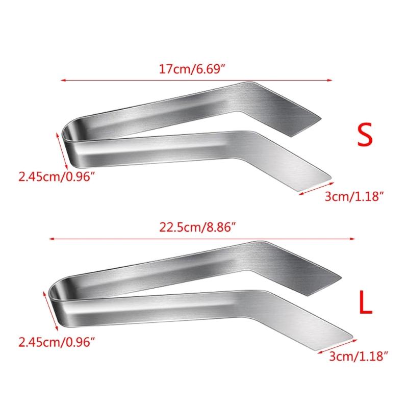 2pcs Seedling Transplants Tongs Stainless Steel Plant Transplants Pliers Garden Seedling Remove Reducing Root Damage