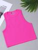 Ribbed Quick-Dry Yoga & Running Sports Bra - Skin-Friendly Nude Finish