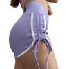 Fashion Sexy Raised Buttocks Drawstring Hot Pants Sports Shorts Female Fitness Gym Yoga Shorts Women