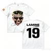 Lamine Yamal #19 Grafisch 2026 Spanje Voetbal Fan T-shirt 100% Katoen Unisex Heren Dames T-shirt Y2k Populair Casual Streetwear Tee