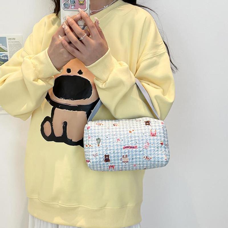 Cartoon Kosmetik Reise Organizer Lässige Make-up Waschtaschen Große Kapazität Tragbare Tragetasche Geschenke