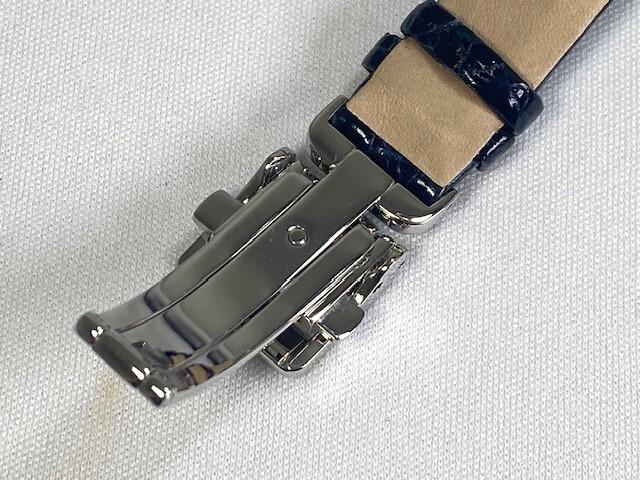 L0EZ112J9 SEIKO Dolce Exceline 12mm Leather for & Strap, Crocodile, Navy, SWCW105/ 1B25-0AM0