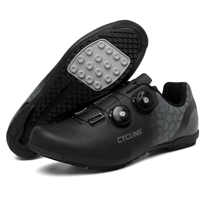 Unisex Cycling Shoes Road Mountain Bikes Rigid Sole Breathable Non-Cleat Clipless-Compatible Design