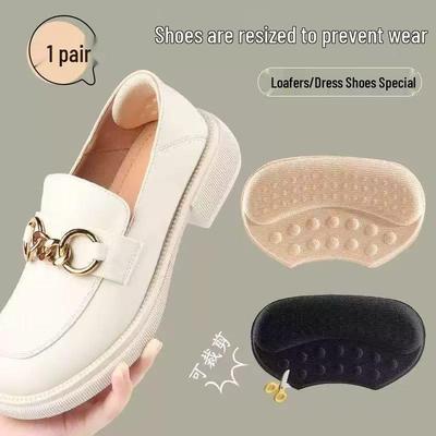 Adesivi per Tacco da Donna per Mocassini: Previene la caduta del tallone, Anti-sfregamento, Regola di mezzo numero per scarpe in pelle