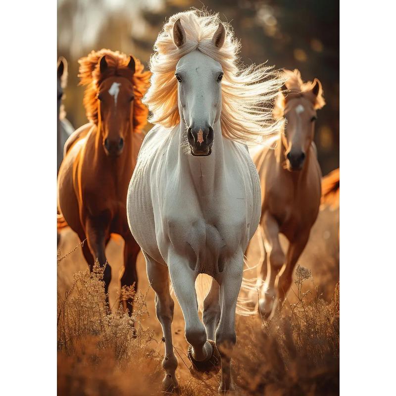 Handsome Horse Wild Animal Poster Horses Portrait Photography Canvas Painting Modern Wall Art for Living Room Home Decor Mural