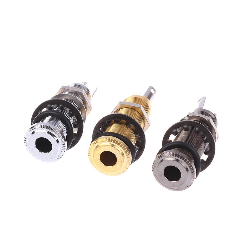 Threaded Cylinder Jack Pickup Plug Sockets For Electric Guitar Accessories Parts