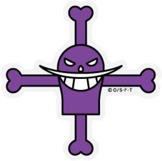 Whitebeard Pirate Flag ONE PIECE X Panson Works Collaboration Sticker Mini Sticker One Piece Official Merchandise OPS-82