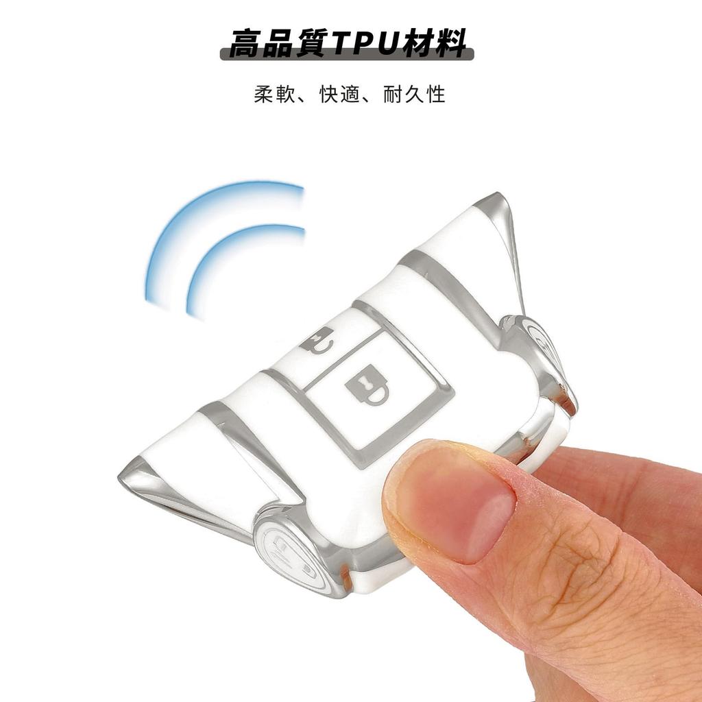 [OFFCURVE] Mitsubishi Delica D5 Dedicated Key Case, New Delica Car Keybo, TPU Material, Waterproof,
