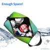 Abstract Watercolor Flowers Makeup Bag for Women Girls Colorful Florals Toiletry Bag Fashion Casual Storage Bags Waterproof