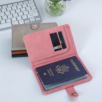 Multi Functional Passport Protector Convenient Document Holder Multi-Card Passport Holder