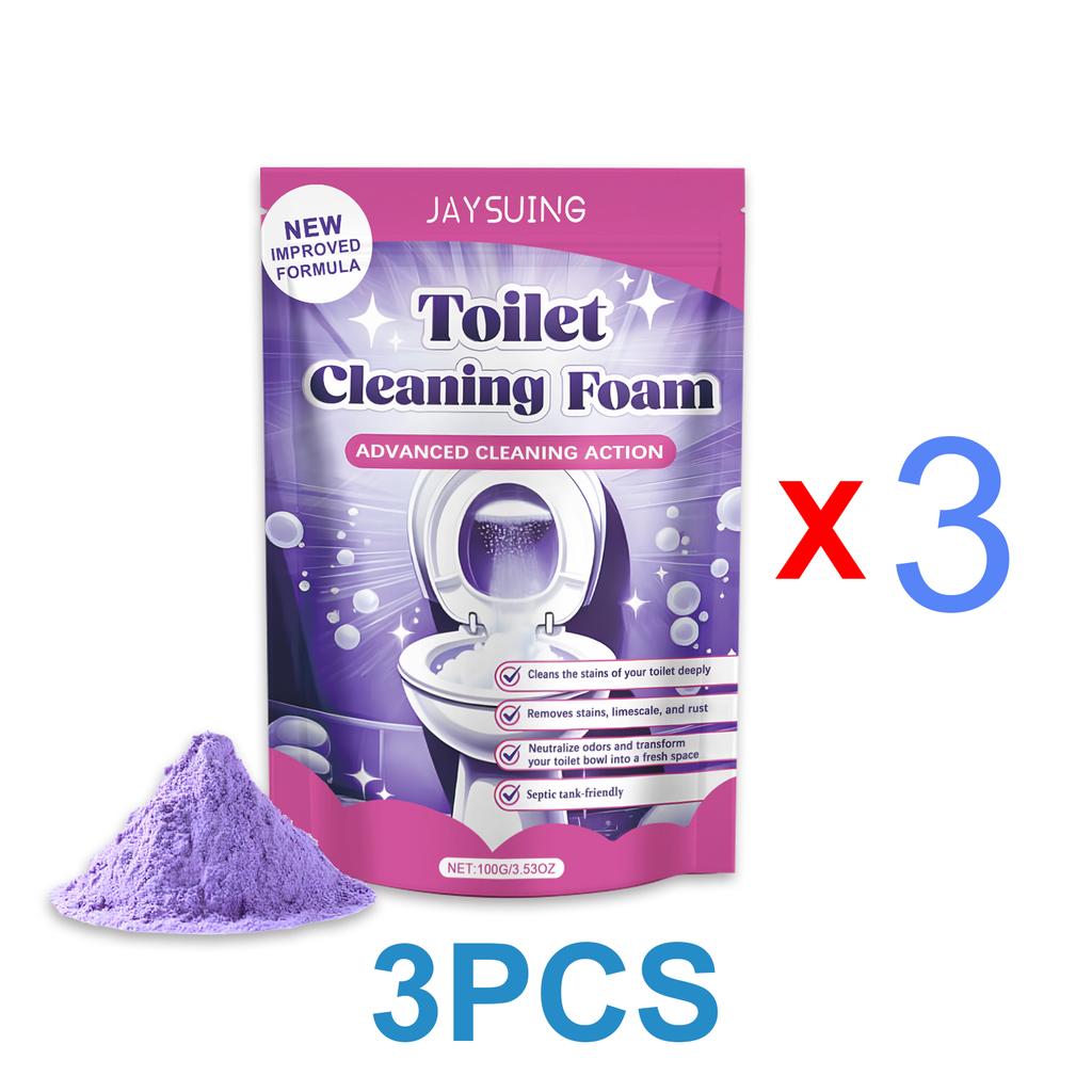 Toilet Decontamination Cleaner Powder Effectively Remove Stubborn Dirt Toilet Bowl Cleaning Foam Eliminate Odors Without Residue