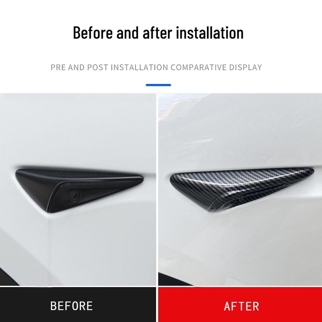 New Version 3 Side Camera & Fender Covers for Tesla Model 3/Y