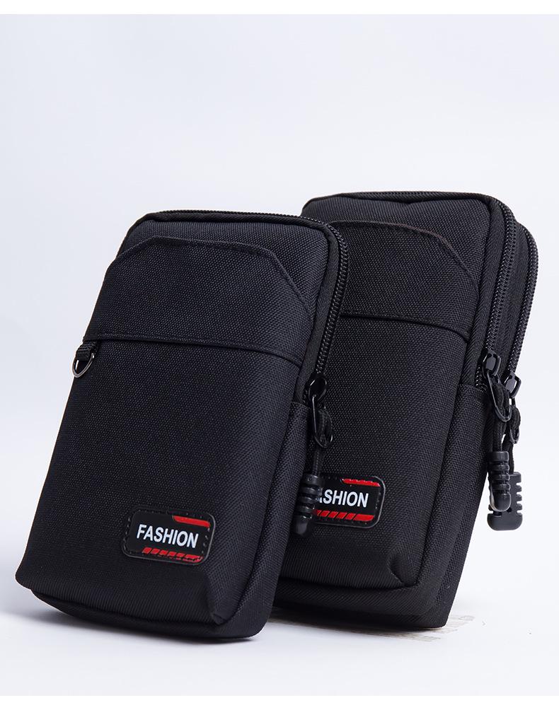 Riñonera Oxford Impermeable 2021 - Soporte para Teléfono en Cinturón para Hombre de 6.5" con Mosquetón para Correr al Aire Libre