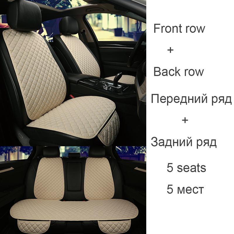Coprisedile in lino per auto, cuscino per sedile per VOLVO XC60 XC90 XC40 XC70 S60L C30 S80 S90 V50 V60 Accessori per auto