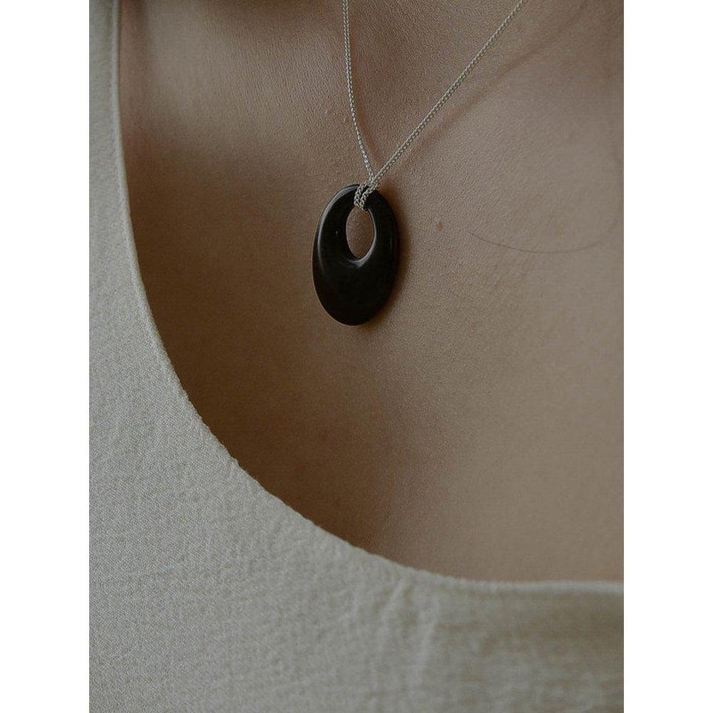 Oval Onyx Chain_Sn225