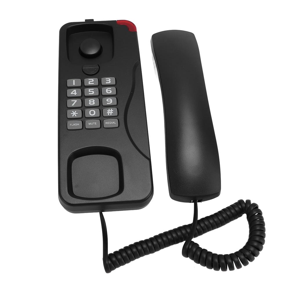 Corded Phone Wall Mount Old   Retro Landline Telephone Wired for Home Living Room   Hotel Use Last Number