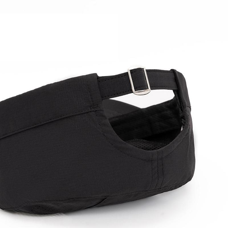 Summer Quick-Drying Flat Top Hat Men's Big Head Cap Outdoor Mesh Breathable Sun Hat