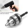 Light Wrench Drill Chuck 0.66MM 3824UNF + 14 Hex Head 38 Thread Extension Rod