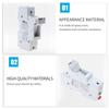 DIN Rail Mounted Fuse Holder 1000 VDC 14x51mm PV DC Fuse Solar Fuse Base for Photovoltaic System Protection Protector