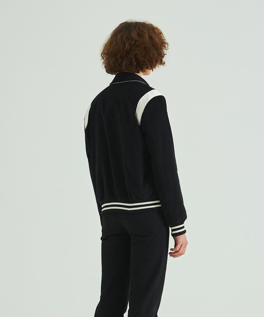 Rollingstudios Corduroy Varsity Jacket Black