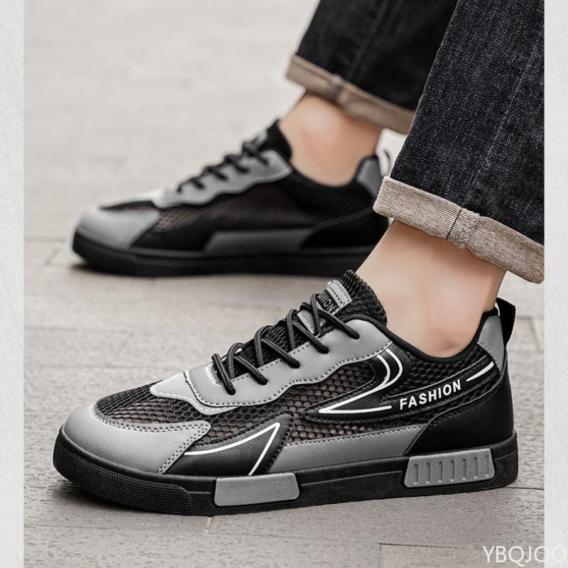 Fashion Fashionable Men's summer new breathable thin mesh anti slip shoes men's mesh hollow sports leisure comfortable trendy shoes