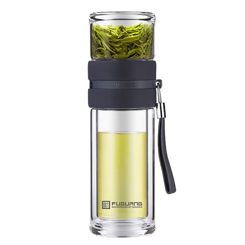 

FUGUANG Double-Layer Glass Tea Infuser Cup