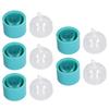 5pcs Makeup Sponge Box Portable Dustproof Waterproof Beauty Sponge Storage Box with Holders for Women Girls