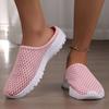Women's Backl Walking Sneakers Summer Girls' Footwear Slip-on Mules Shoes Comfort Casual Travel Mule Slippers for Girl