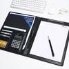 A4 Leather Business Portfolio with Calculator