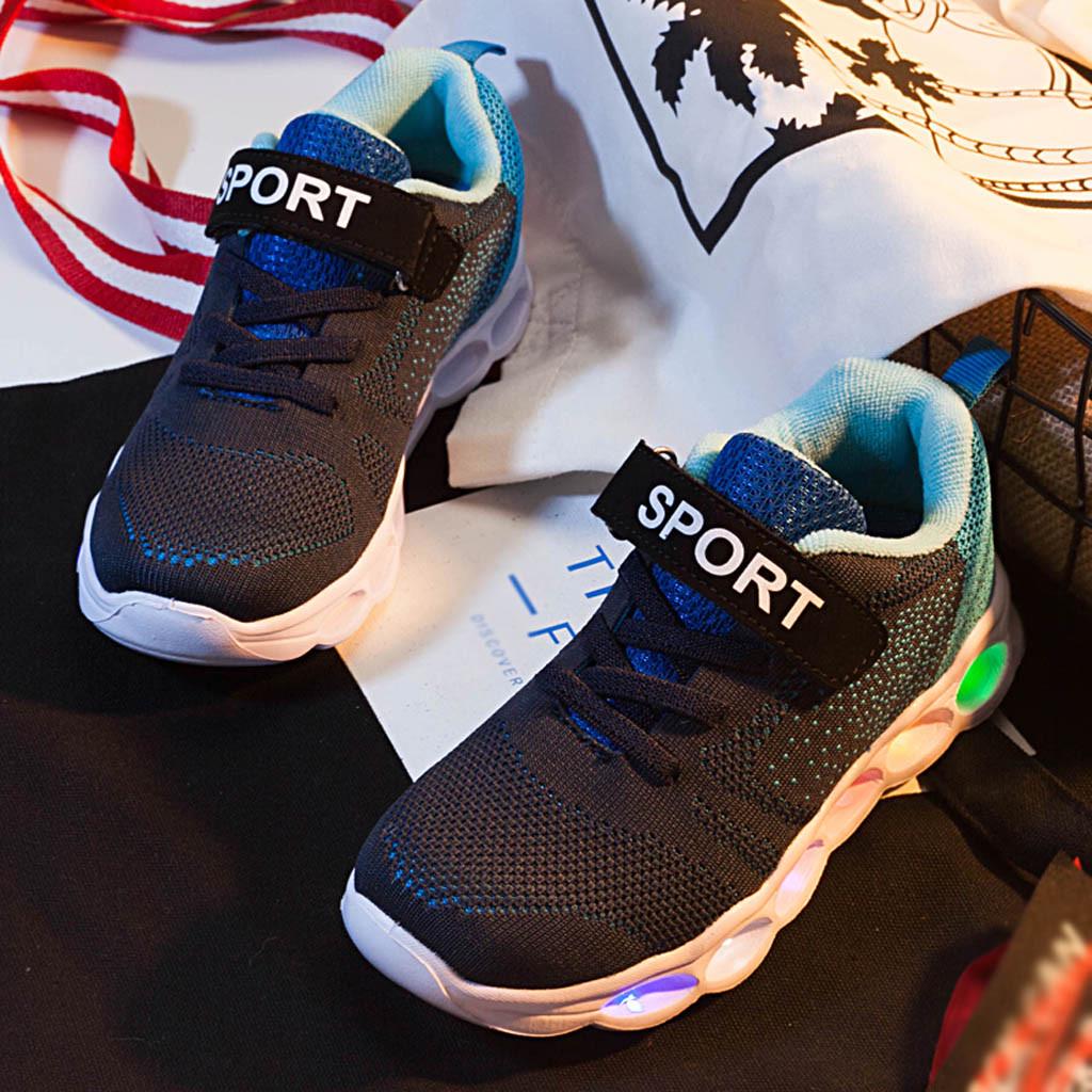 Children S Boys And Girls Light Led Night Light Shoes Luminous Sports Shoes Buy At A Low Prices On Joom E Commerce Platform