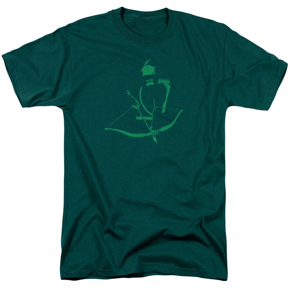 26 Green Arrow Arrow Min T Shirt Mens Licensed DC Comic Tee Hunter Green Unisex T-Shirt M