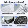 Herrenschuhe Laufschuhe Sommer Atmungsaktiv Fliegenstrick-Mesh Bequem Freizeitkleidung Mode Sportschuhe Trendschuhe