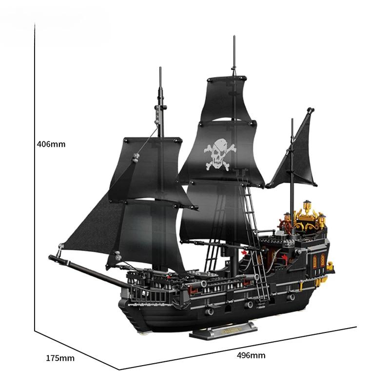 KNEW BUILT Ghost ShipMagic Lab & Train Mini Building Block Toys-Ideal DIY Halloween DecorEducational Assembly Gifts for Kids
