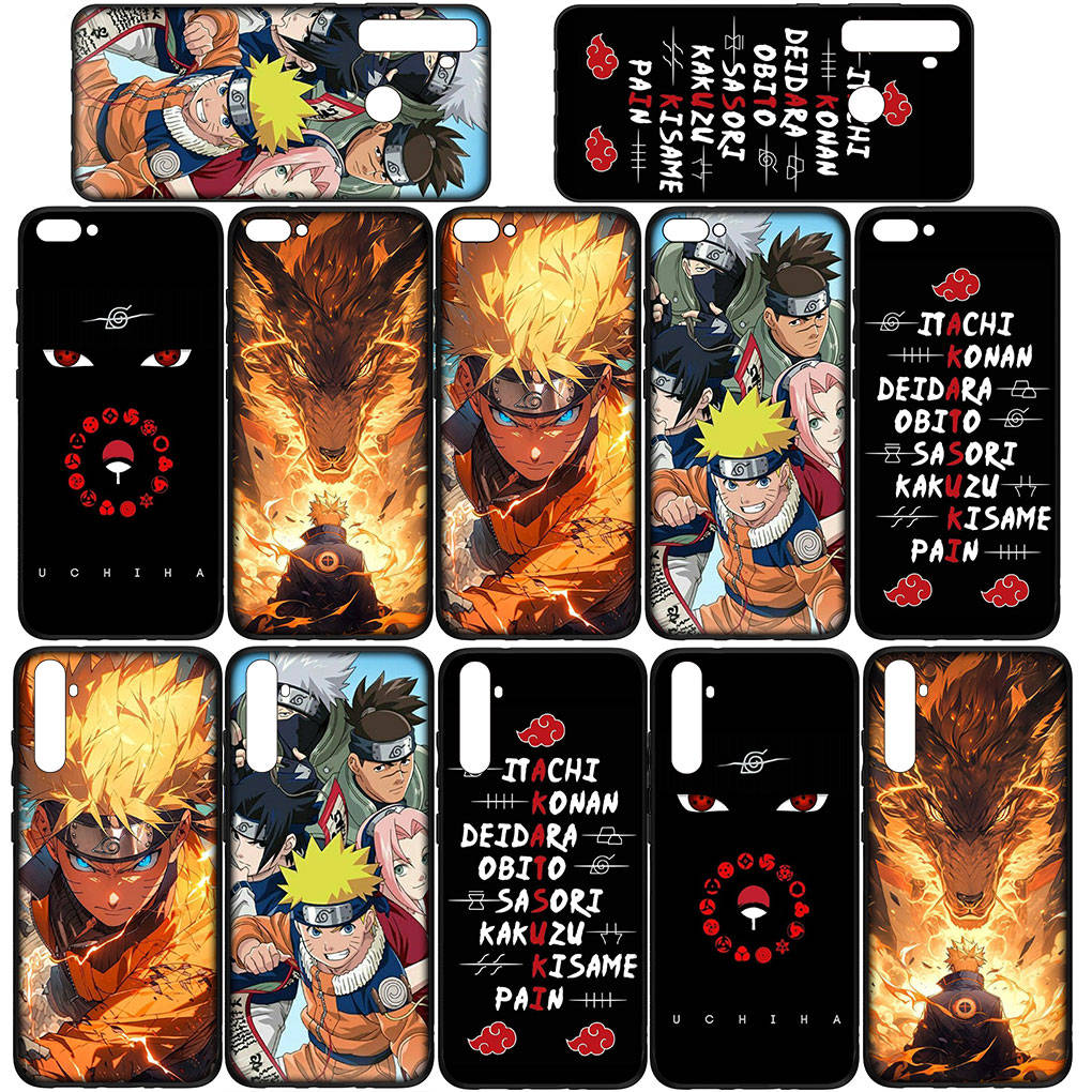 Cover for iPhone 16 15 Xiaomi Redmi Note 14 13 12 11 Pro Max X 16e Samsung Galaxy S25 S24 S23 Moto OPPO Huawei Itachi Naruto Uchiha Sasuke Phone Case