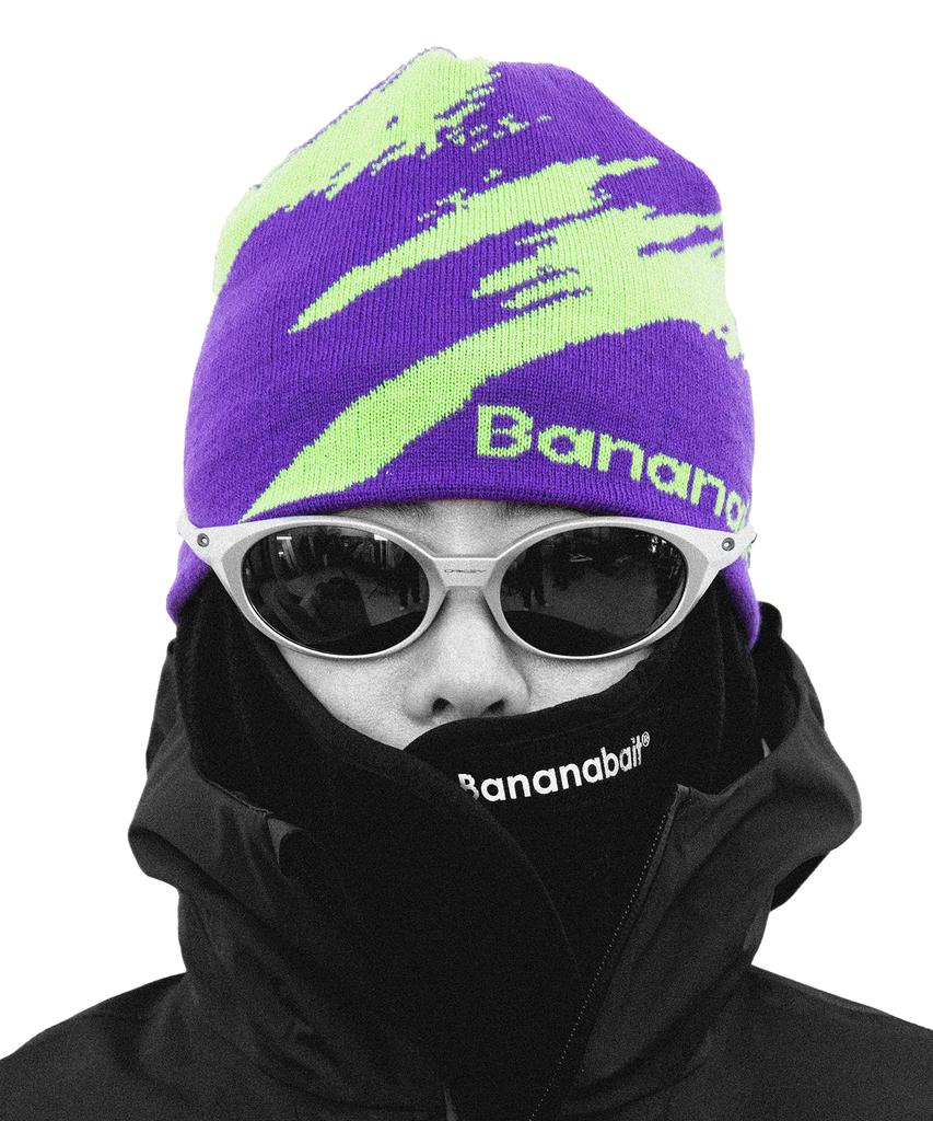 Bananabeiteu Scratch Beanie - Purple