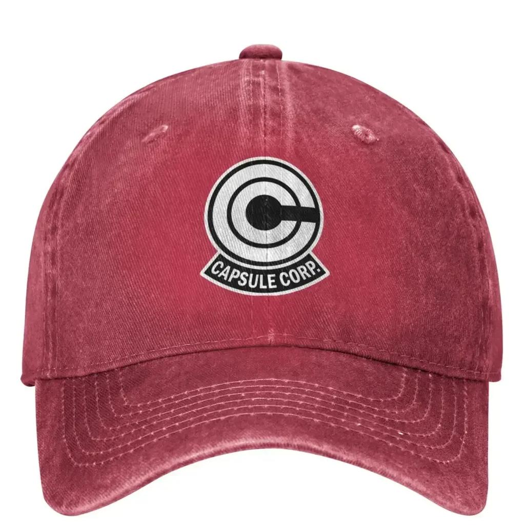 Black Capsule Corp Logo Baseball Cap Unisex Teens Sunscreen Trucker Hat Summer Trendy Outdoor Sport Snapback Cap