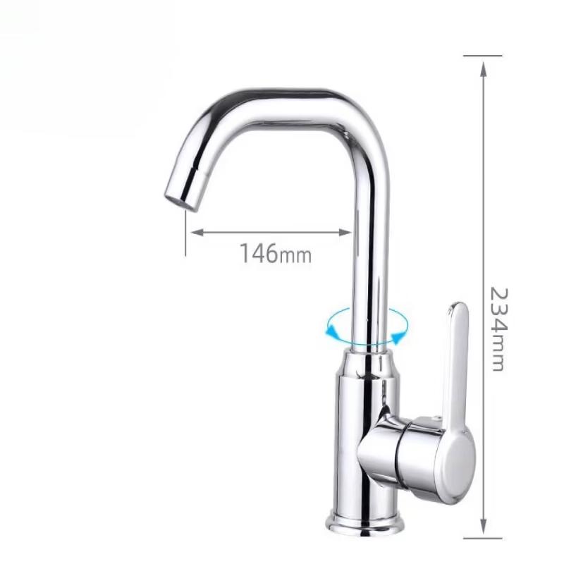 TLXT Rotatable Kitchen Faucet with Hoses