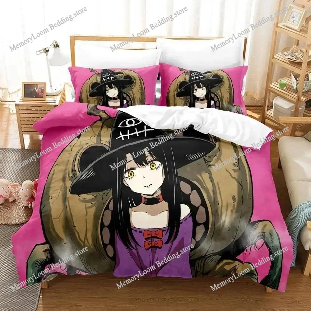 Mieruko-chan Modern Bedding Set Single-Twin-Full-Queen-King Size Adult Kid Bedroom Breathable Duvet Cover 3D Print Vibrant Anime