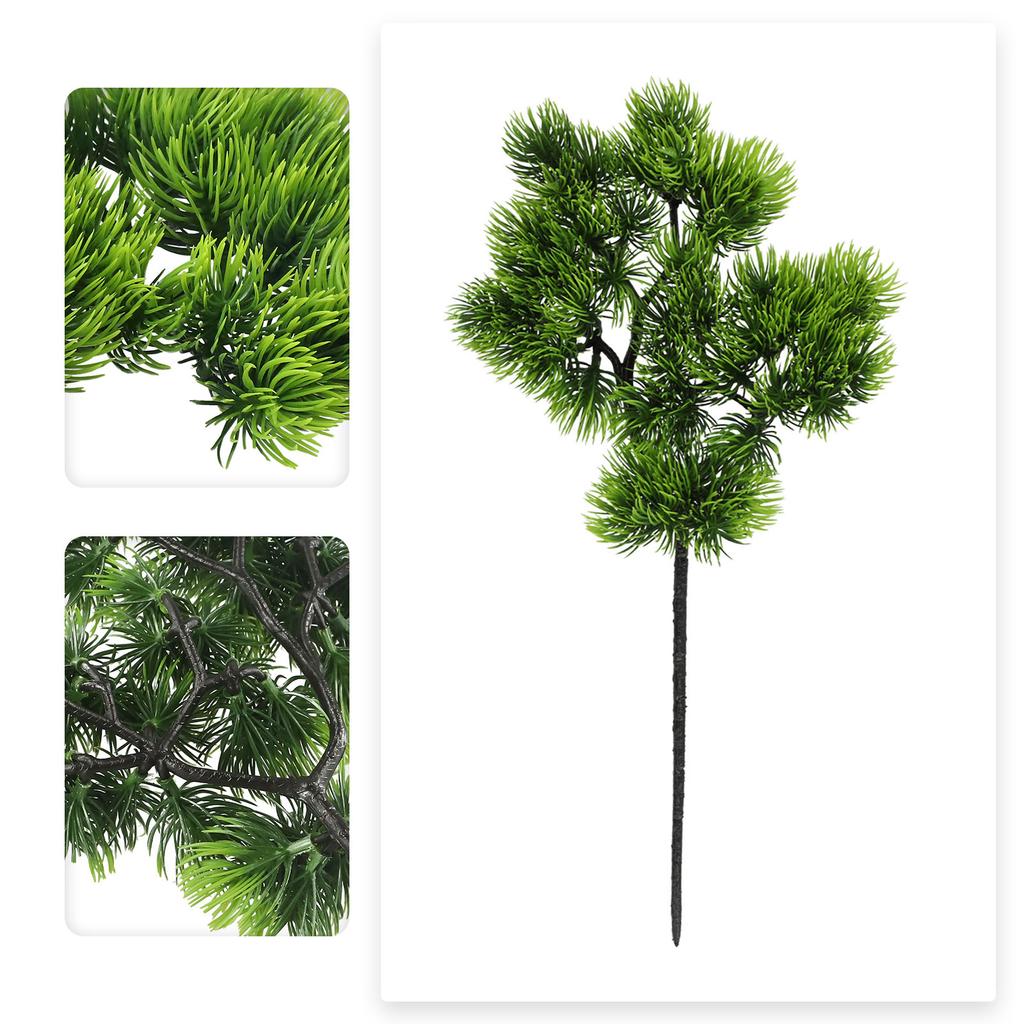 42 cm Künstliche Pflanze Hof Accessoires Auslage Büro Blumendekor Büro Kiefer Simulation Florale Dekoration