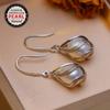 Cercei cu perle naturale de apă dulce Design geometrie Cercei cușcă de modă pentru femei Cercei lungi Cadou pentru fete