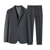 Men's 100% Wool Slim Fit Business Suit Set