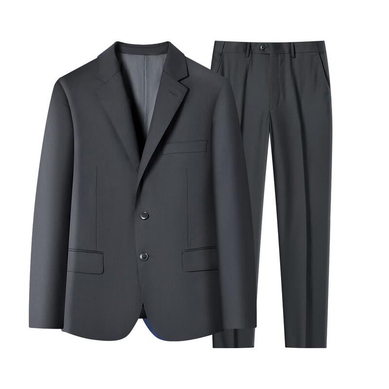 Men's 100% Wool Slim Fit Business Suit Set