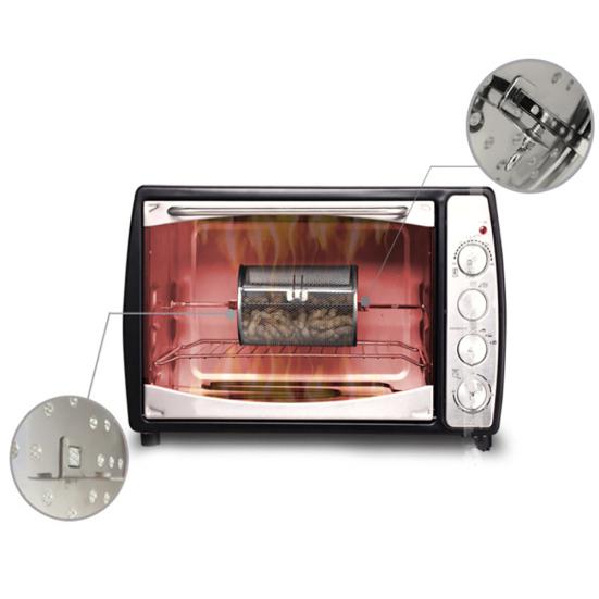 Stainless Steel BBQ Roaster Grill Oven Rotated Coffee Drum Peanut Beans