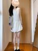 Summer New Korean White Short Skirt Bud Dress Women's Skinny Sleeveless Vest Skirt Small Man