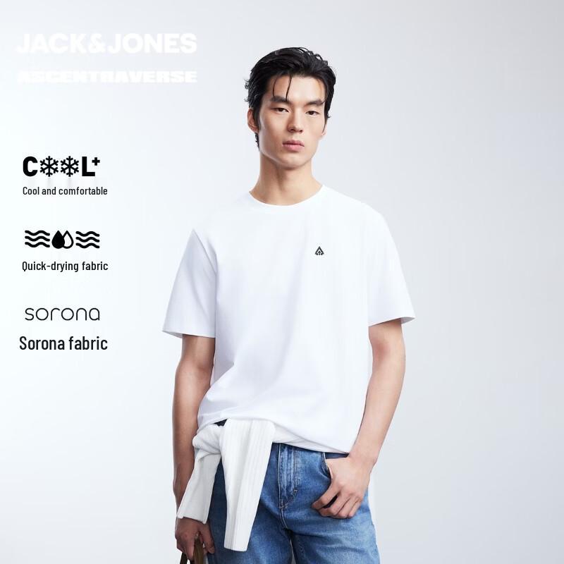 

JACK&JONES Men s Comfortable Letter Print Short Sleeve T-Shirt XL