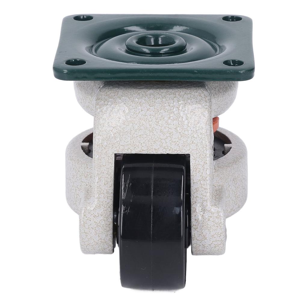 51mm Nivellierrollen mit Schaft Gummi-Basis Nylonrad Höhenverstellbare Nivellierrollen für Geräte